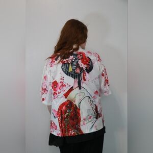 Floral Kimono Style Top